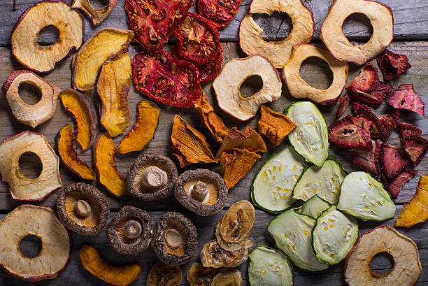 Dehydrated products prepared for export