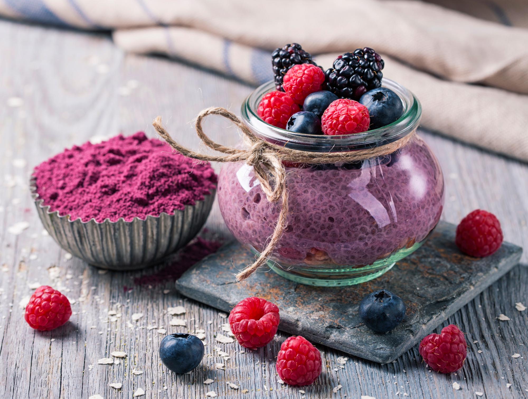 Natural fruit powders