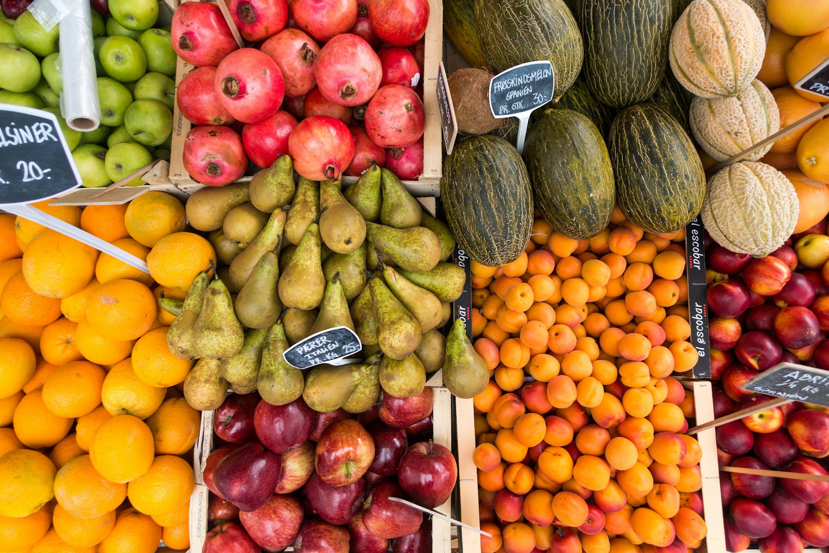Agricultural products prepared for export